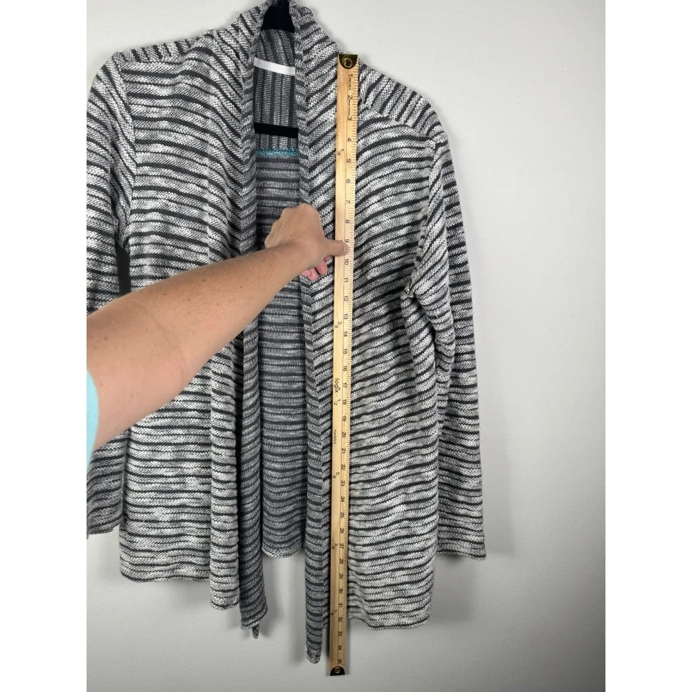 Kuhl Striped Open Front Cardigan Sweater‎ Knit Size Medium